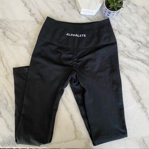 Alphalete Jet Black Amplify (S) Leggings